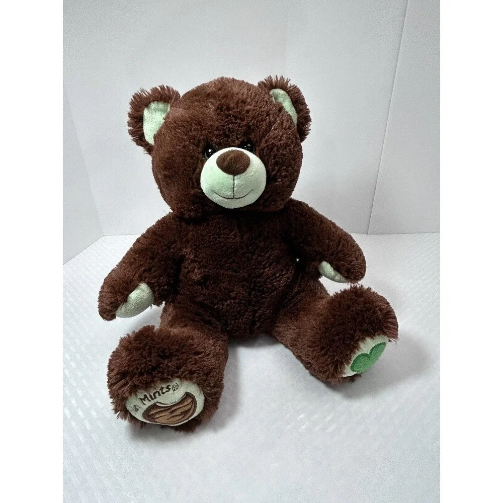 Build A Bear Girl Scouts Thin Mint Cookies Chocolate Brown Mint Green Teddy Bear